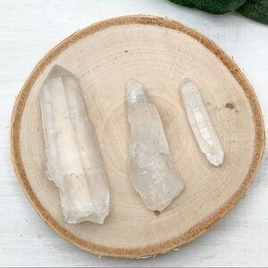 Clear Quartz Point - 3 Different Sizes